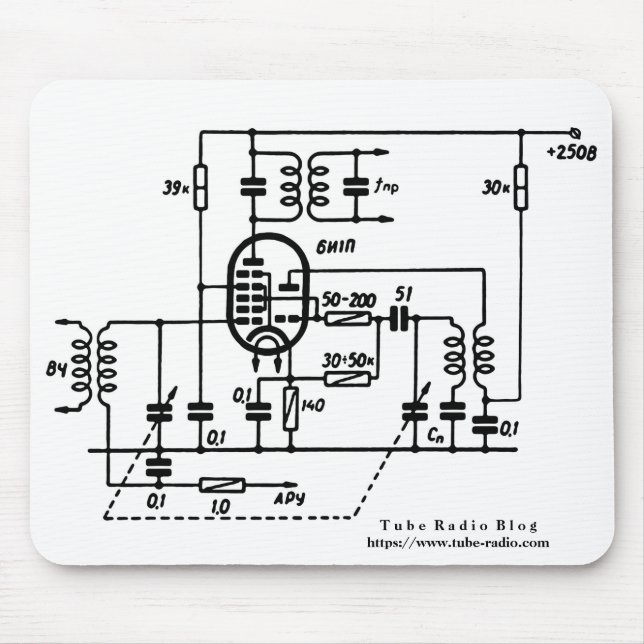 ECH81 Frequenzumformer Mousepad (Vorne)