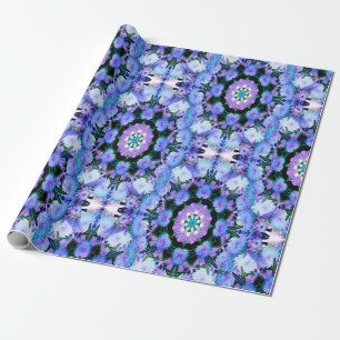 Echanicea in blau.... geschenkpapier