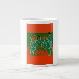 Échantillon de logo de café dans une tasse homme &