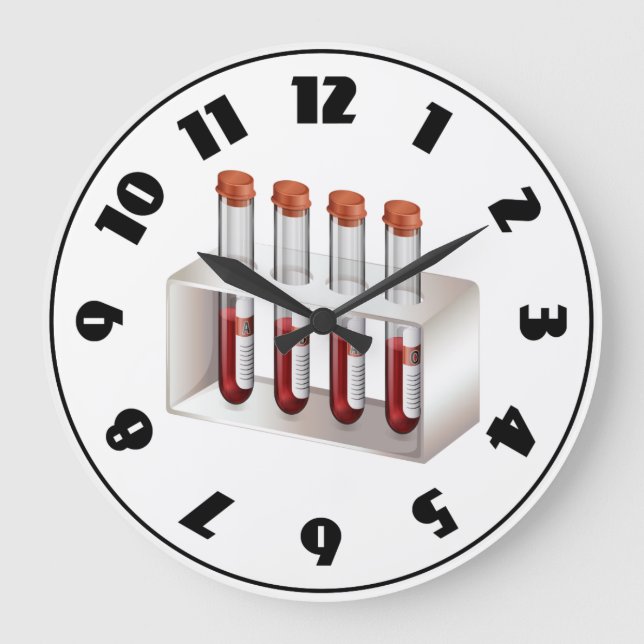 Échantillons de sang horloge (Recto)