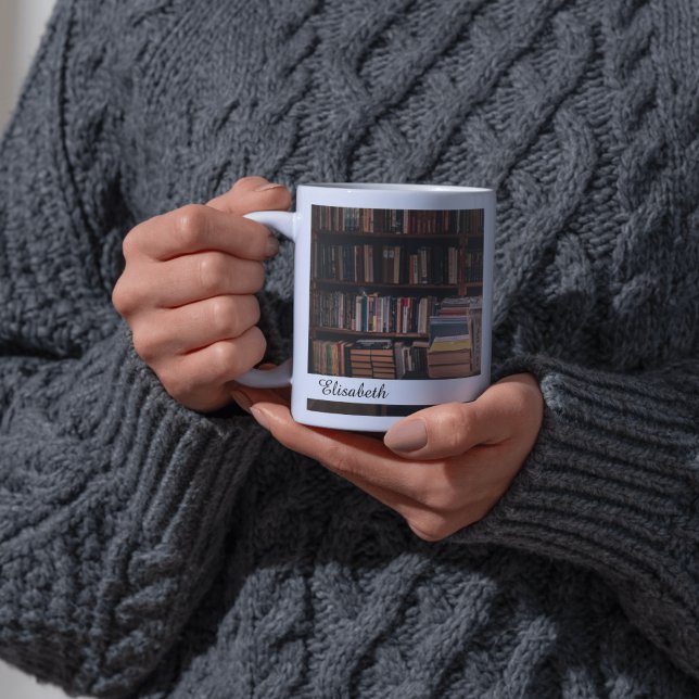 Échapez à votre bibliothèque : Une Mug d'amoureux  (Escape to Your Bookshelf: A Book Lover's Mug)