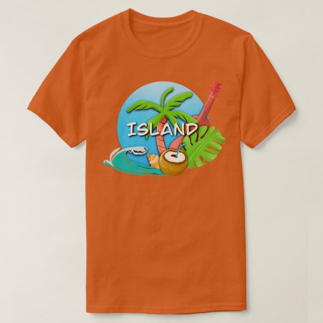 Échapper à votre île de rêve TShirt (Design devant)
