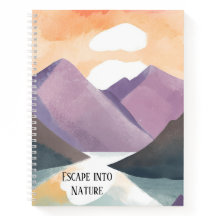 Échapper dans la nature Bullet Journal Aquarelle