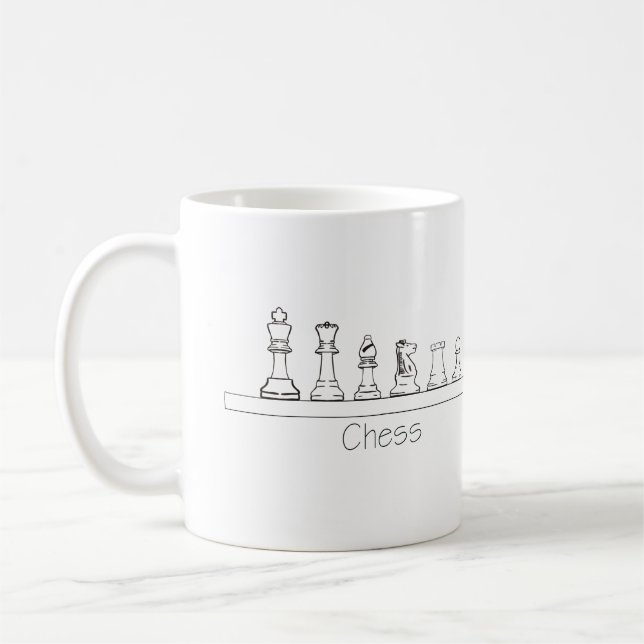 Échecs ! Café Mug (Gauche)