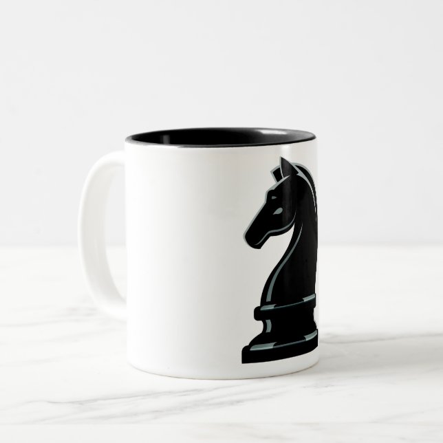 Échecs de Mug à deux tons (Devant gauche)