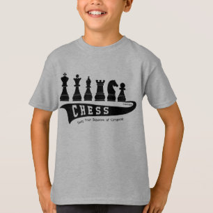 Échecs de sport, le T-shirt de l'enfant,