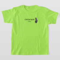 Échecs de T-shirt basiques pour enfants