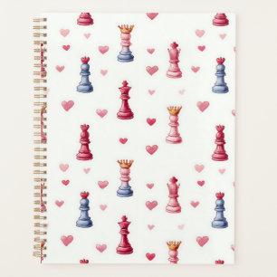 Échecs Romantiques Cœurs Saint-Valentin