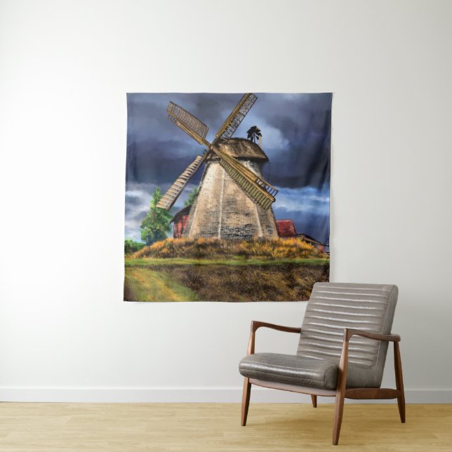 Échelle de terrain Pays-Bas avec Tapisserie de mou (En situation)