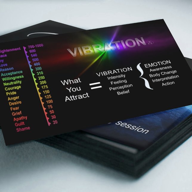 Échelle de vibration Empower Cartes (What you attract = )