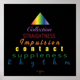 Échelle d'entraînement à la pression Poster pyrami