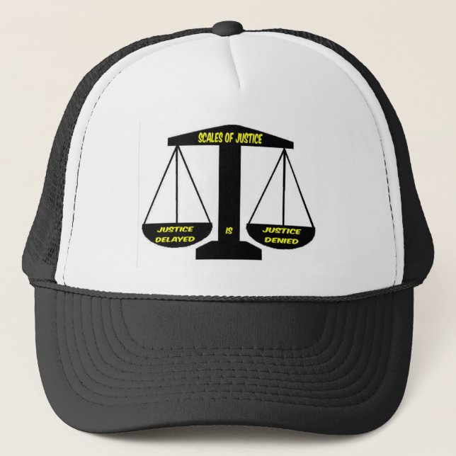 Échelles de casquette de justice de justice (Devant)