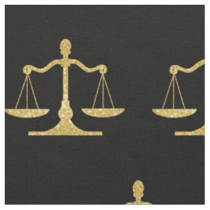 Échelles de matière de tissu de justice