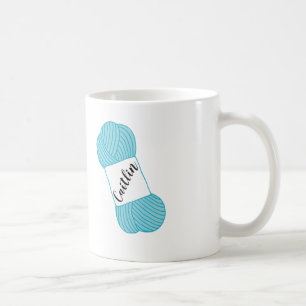 Écheveau bleu personnalisé d'Aqua de tasse de fi