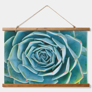 Echeveria-Rosette, Geheimgarten von Marrakesch Wandteppich Mit Holzrahmen