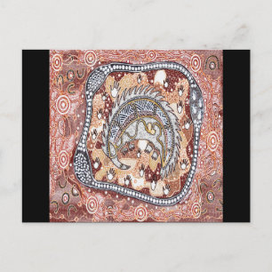 Echidna Dreaming Postkarte