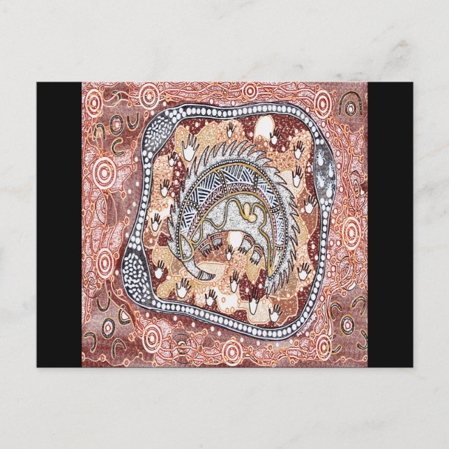 Echidna Dreaming Postkarte (Vorderseite)