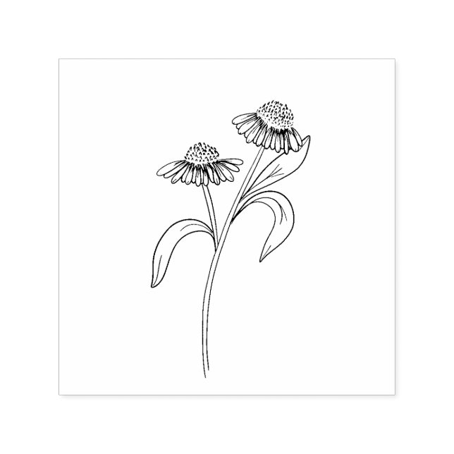 Echinacea-Stempel Permastempel (Design)