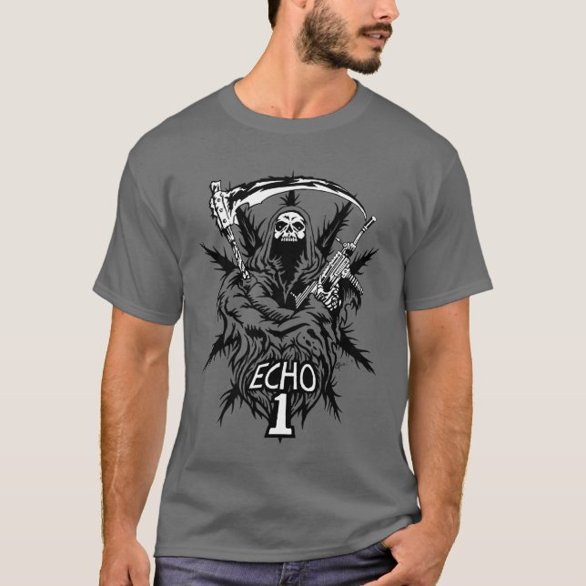 Echo1USA Sensenmann-T-Shirt T-Shirt (Vorderseite)