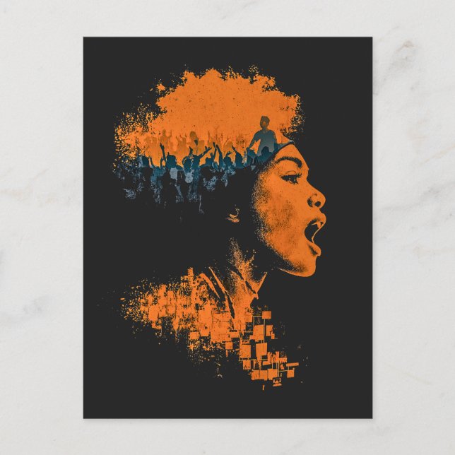 Echo der Menge Postkarte (Vorderseite)