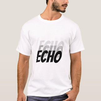 Echo Echo Echo | Minimalistischer Sound Wave Stil T-Shirt