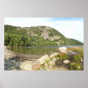 Echo Lake Beach im Acadia National Park Poster