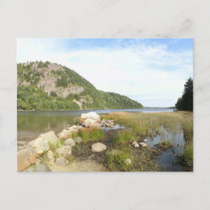 Echo Lake Beach im Acadia National Park Postkarte