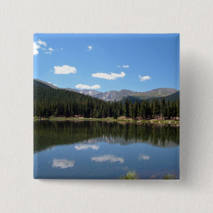Echo Lake Mt Evans Colorado Button