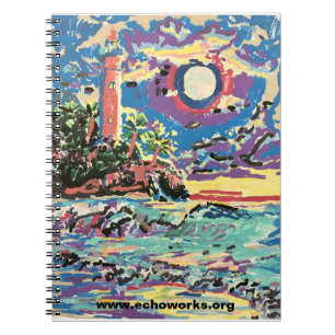ECHO Lighthouse Spirituosen-Notebook Notizblock