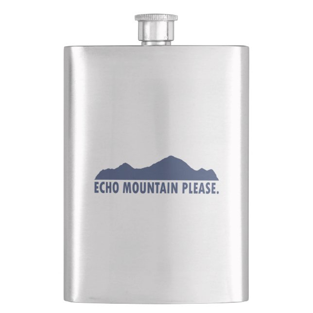 Echo Mountain Bitte Flachmann (Vorderseite)