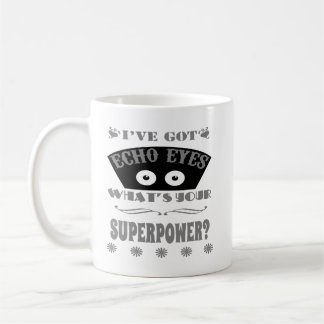 Echo mustert die Supermacht (grau) Kaffeetasse
