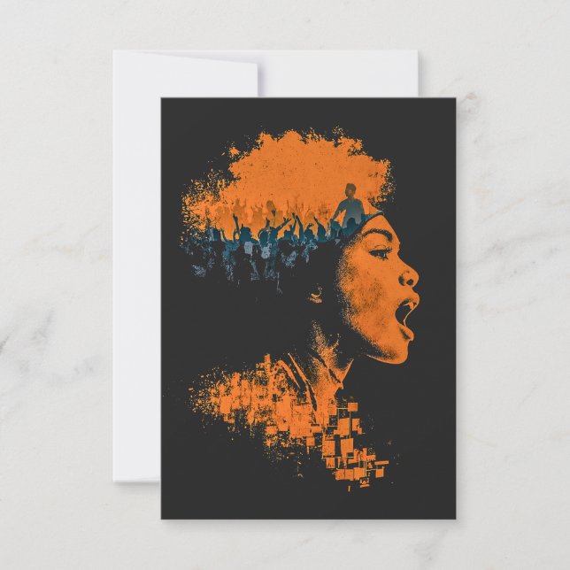 Echo of the Crowd Dankeskarte (Vorderseite)