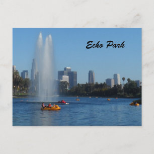 Echo Park Lake - Los Angeles Postkarte