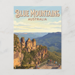 Echo Point Australien Postkarte