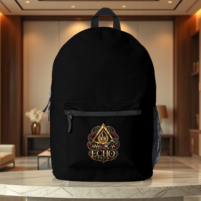 Echo Tech - Echokardiograph - Sonographiker Bedruckter Rucksack (Echo Tech - Echocardiographer - Sonographer Printed Backpack)