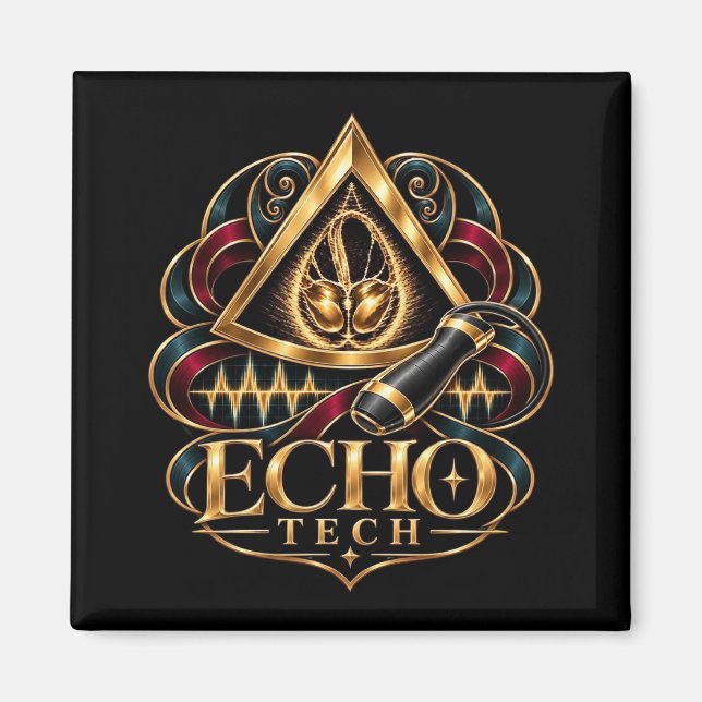 Echo Tech - Echokardiograph - Sonographiker Magnet (Vorne)