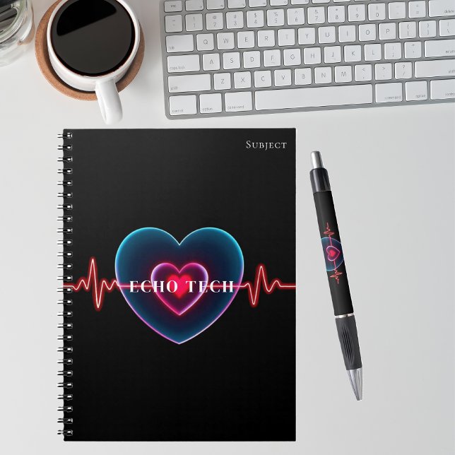 Echo Tech | Herzschlag | EKG Notizblock (Echo Tech _ Heartbeat _ EKG Notebook-Cardiac Sonographer Notebook)