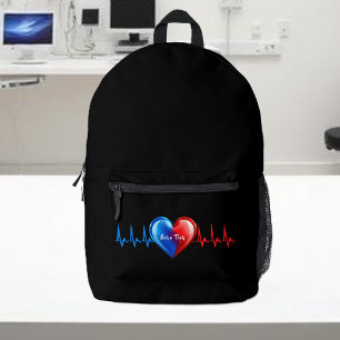 Echo Tech-Herzultraschalldiagnostiker Bedruckter Rucksack