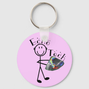 Echo-Technologie-Geschenke (Herzecho-Techniker) Schlüsselanhänger