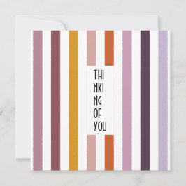 Echo Trails Custom Card - Pink Hues Stripes Einladung