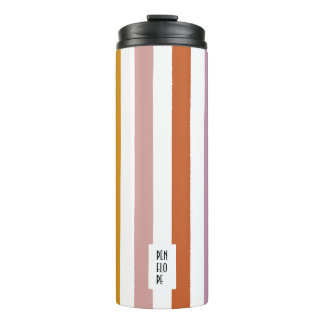 Echo Trails Custom Thermal Tumbler - Pink Hues Thermosbecher