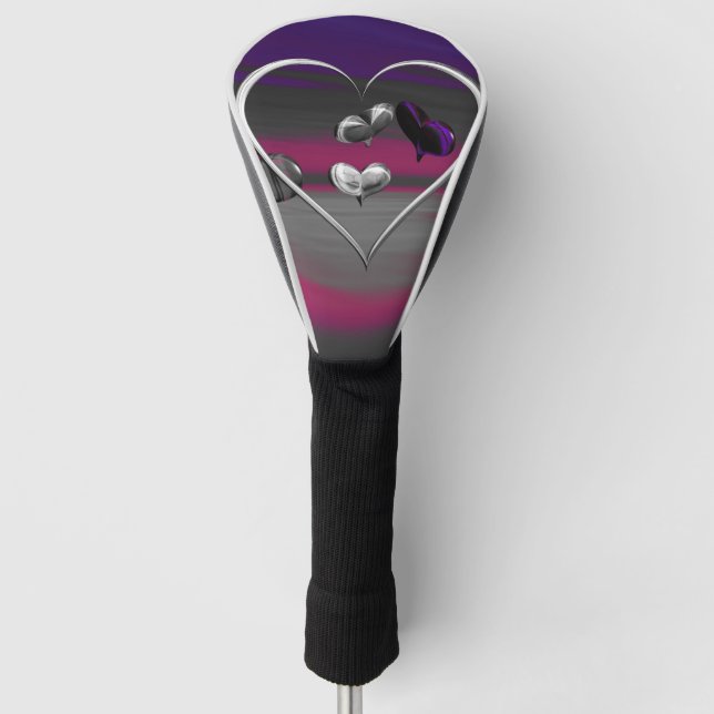 Echoes einer Metallischen Romantik Golf Headcover (Vorderseite)