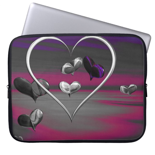 Echoes einer Metallischen Romantik Laptopschutzhülle (Vorderseite)
