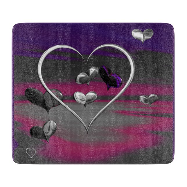 Echoes einer Metallischen Romantik Schneidebrett (Vorderseite)