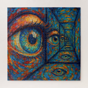 "Echoes in the Iris" - Ein surreales Portrait