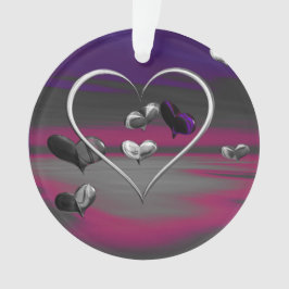 Echoes of a Metallic Romance Ornament