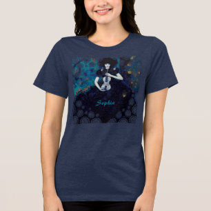 Echoes of Silence: Ein Lied der Heilung auf der Vi Tri-Blend Shirt