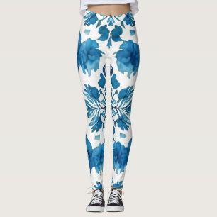 Echoes of the Groovy: Boho Wasserfarbmuster Leggings