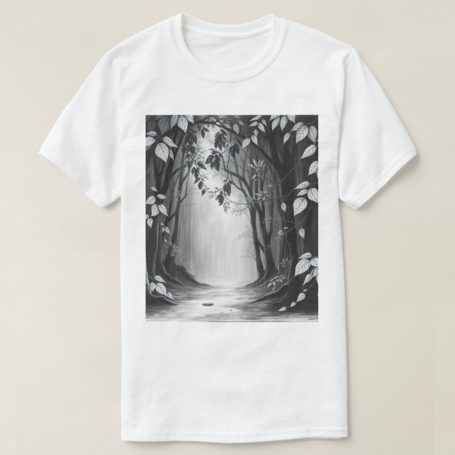 **"Echoes of Tradition: Ein klassisches zeichn"** T-Shirt (Design vorne)