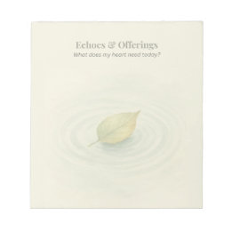 Echoes & Offerings | tägliche Reflektion Notizblock